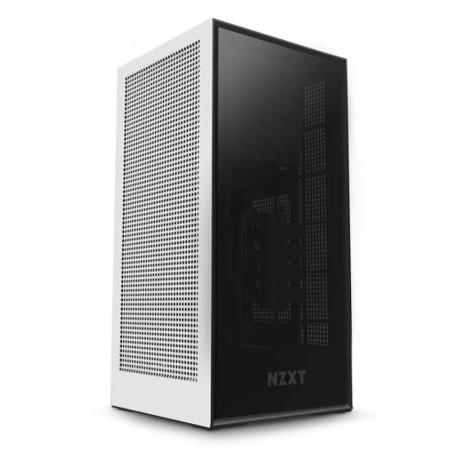 01 NZXT H1 Matte White cabinet