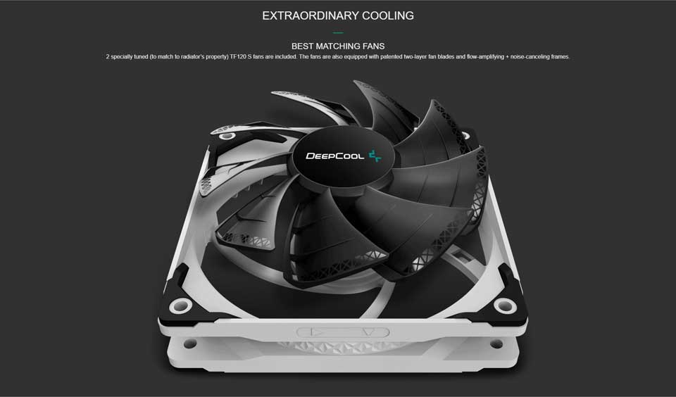 Deepcool Castle 240 EX White CPU liquid cooler specs - 4