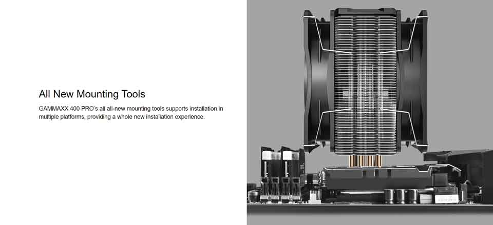 Deepcool Gammaxx 400 Pro CPU air cooler specs - 6