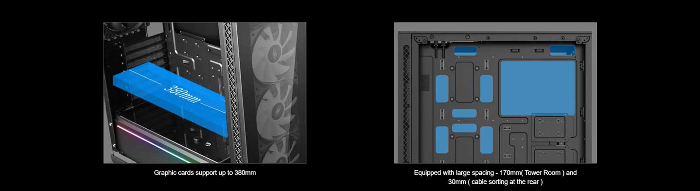 Deepcool MATREXX 70 ADD-RGB 3F cabinet specs - 8