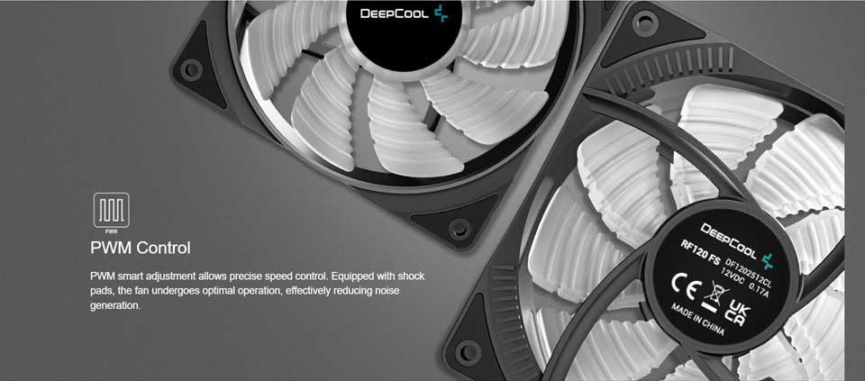 Deepcool RF120FS RGB (3 fans) case fan specs - 3