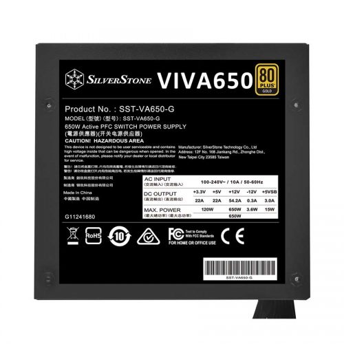 03 Silverstone VIVA 650W (Gold) power supply