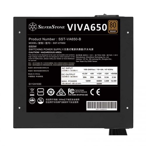 03 Silverstone VIVA 650W power supply