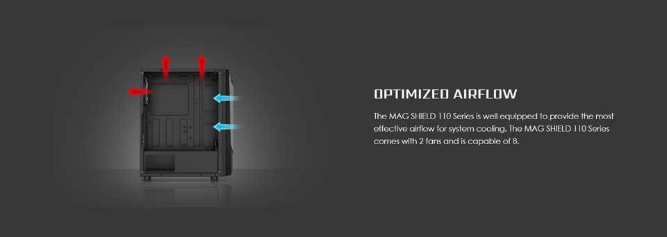 MSI MAG Shield 110R cabinet specs - 6