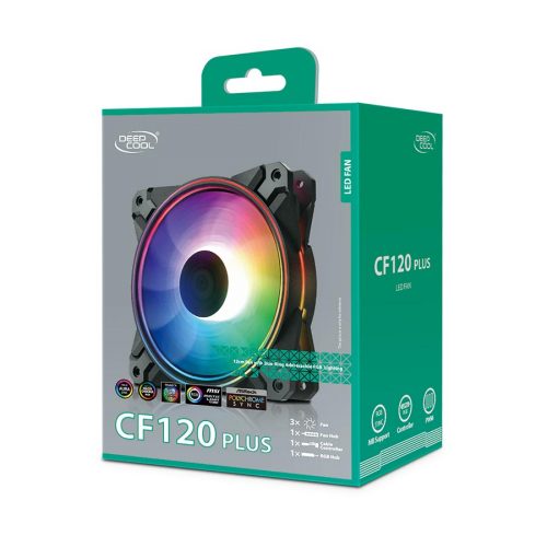 06 Deepcool CF120 Plus case fan (3Xfans)