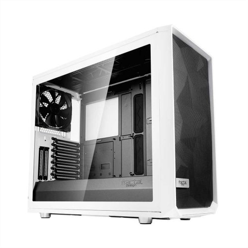 01 Fractal Design Meshify S2 White TG Clear cabinet