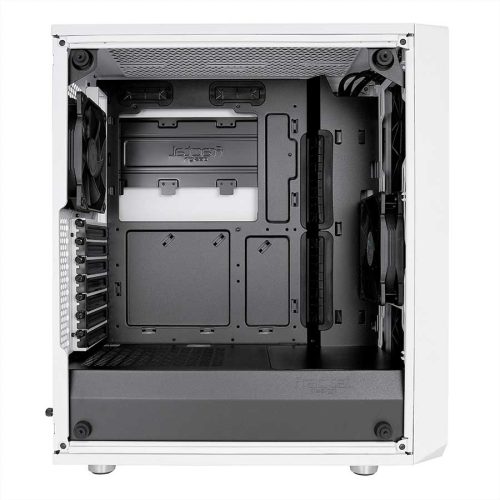 02 Fractal design Meshify C White TG clear cabinet