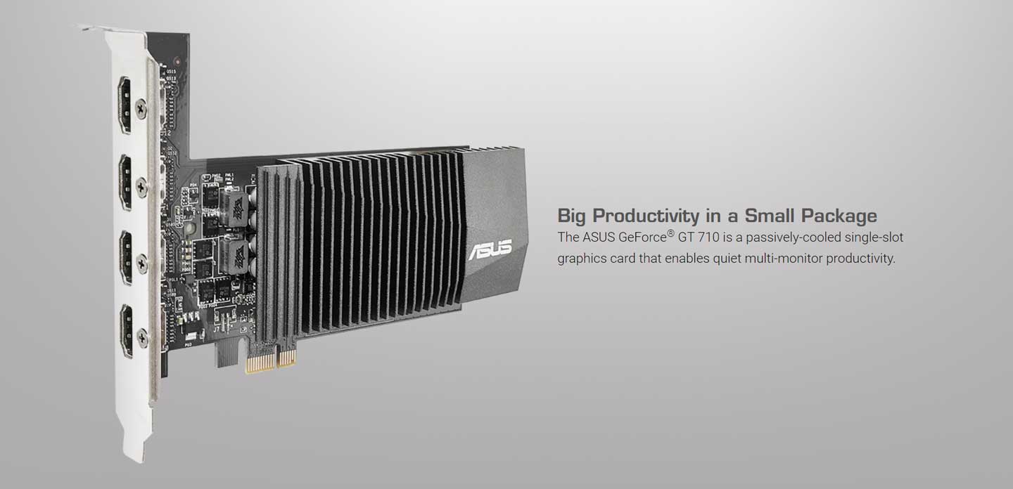 Asus GeForce GT 710 graphics card specs - 1