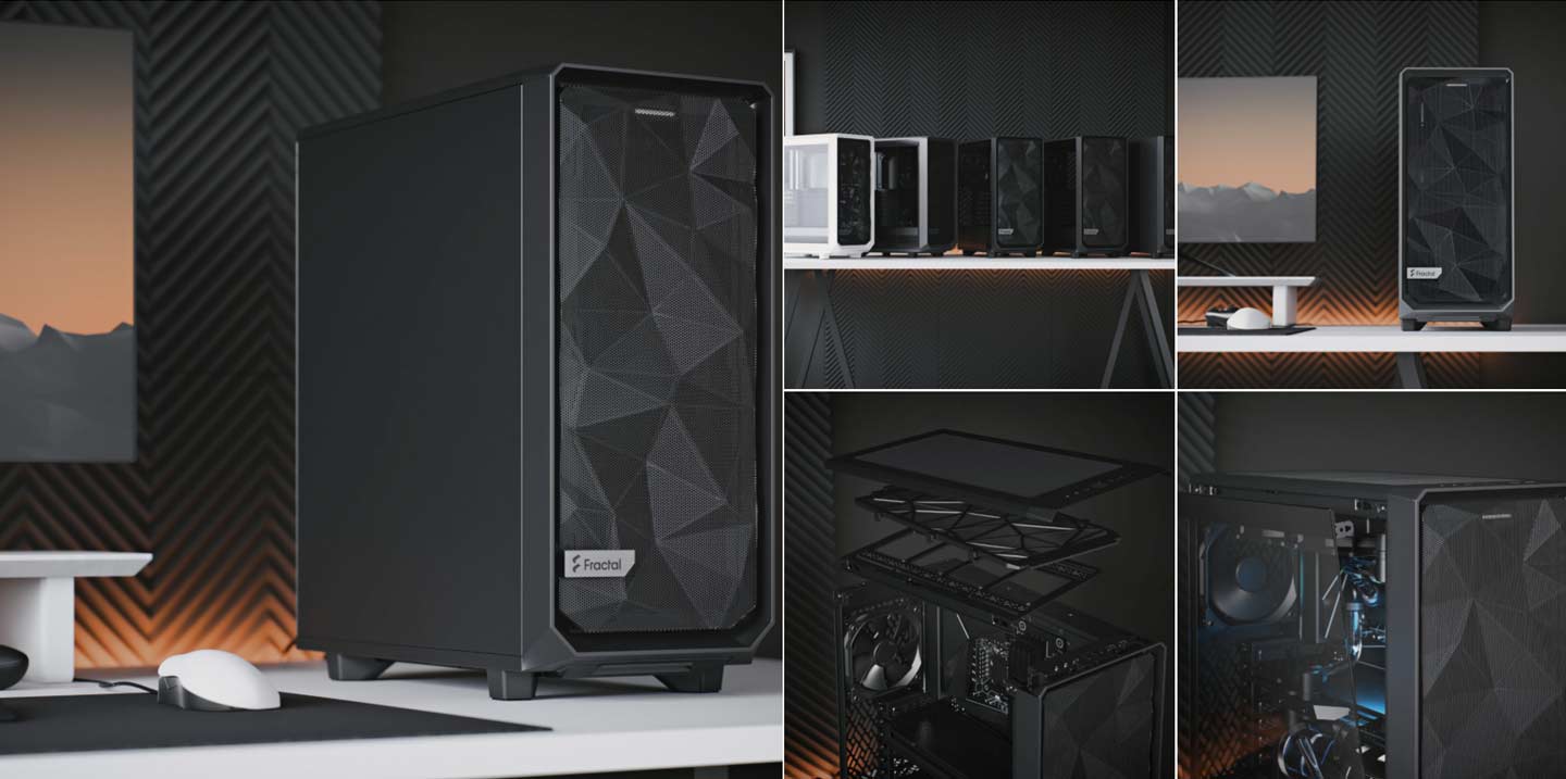 Fractal Design Meshify 2 Compact Black Solid cabinet specs - 6