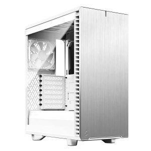 01 Fractal Define 7 Compact White TG Clear cabinet