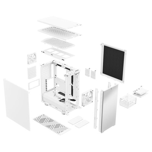06 Fractal design Define 7 Compact White cabinet