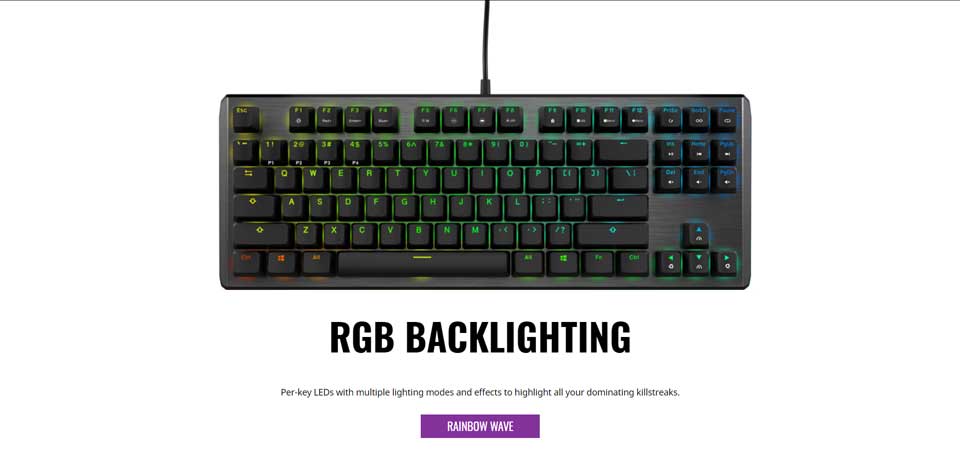 Cooler Master CK530 V2 Brown switches RGB keyboard specs - 3