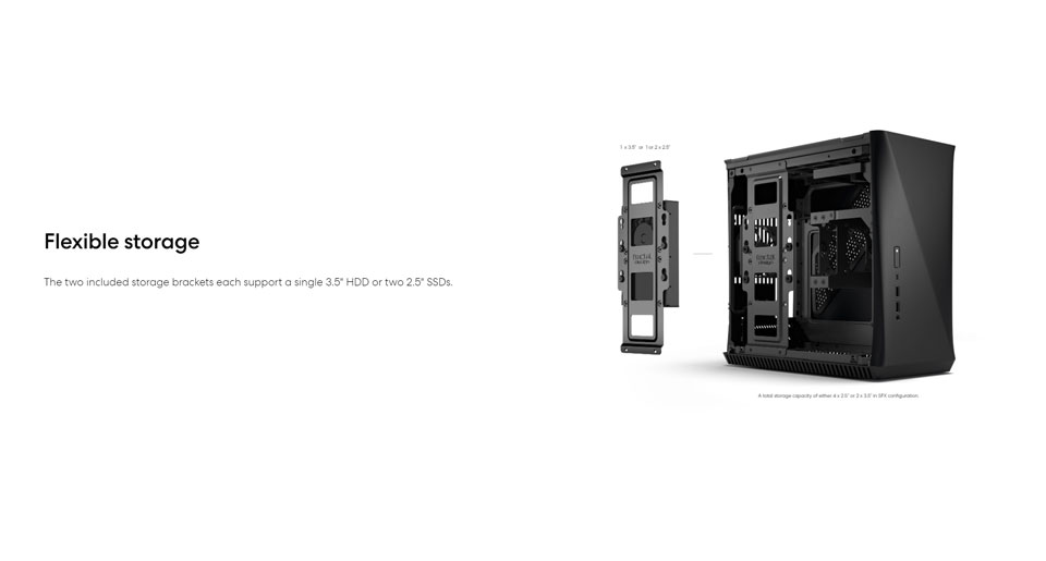 Fractal Design Era ITX Cobalt TG cabinet specs - 2