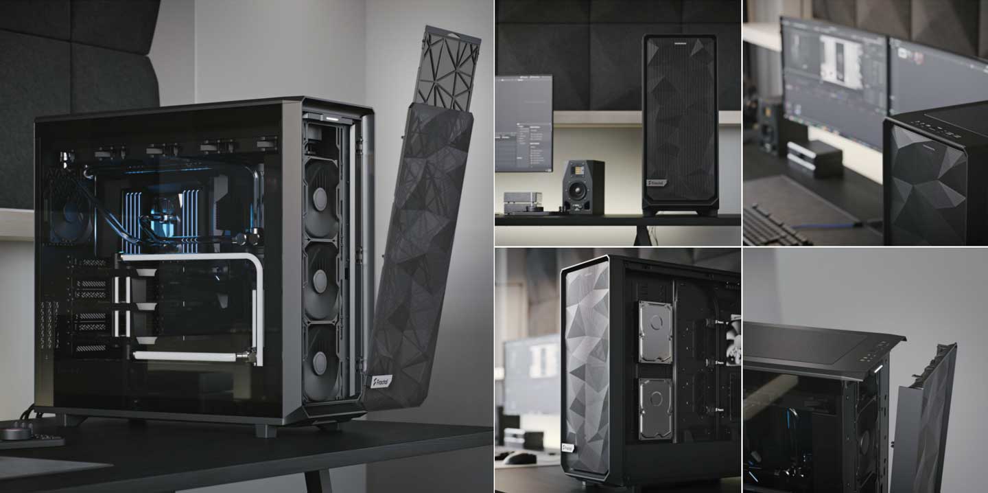 Fractal Design Meshify 2 XL Black TG Dark cabinet specs - 7