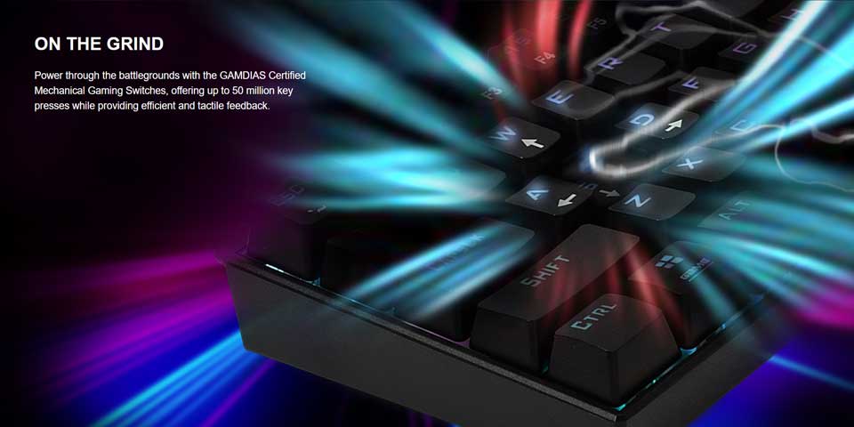 Gamdias Hermes E3 gaming keyboard specs - 4
