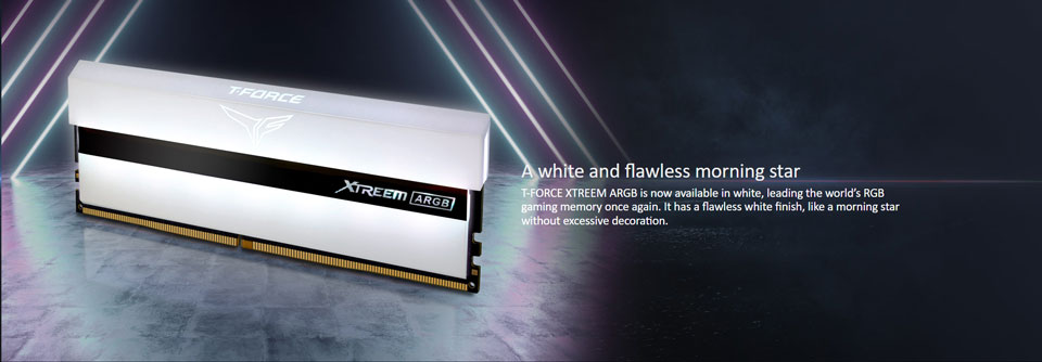 Teamgroup Xtreem ARGB White 16GB 3600 (2X8GB) RAM specs - 1