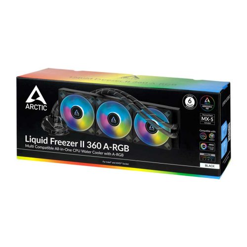 05 Arctic Liquid Freezer II 360 ARGB Black CPU liquid cooler