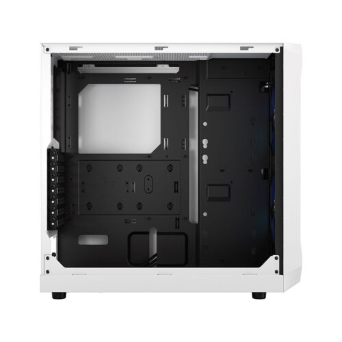 03 Fractal design focus 2 RGB white TG clear cabinet