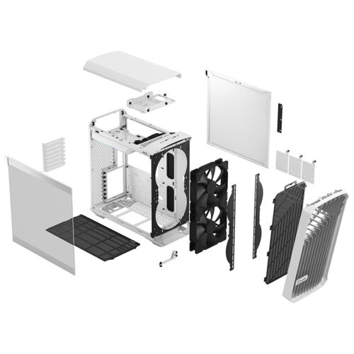 06 Fractal design Torrent compact white TG Clear tint