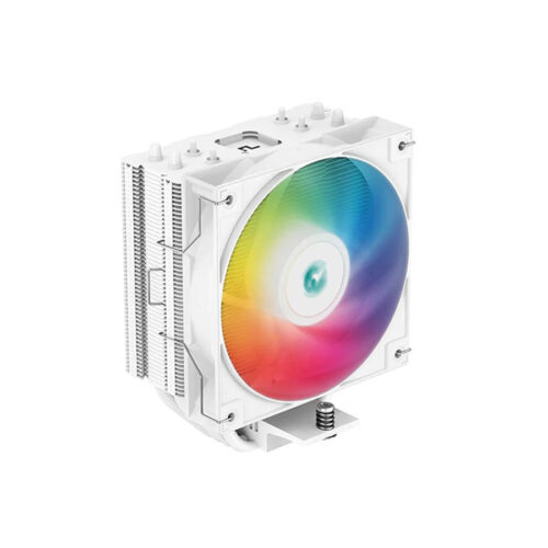 01 Deepcool AG400 ARGB white CPU air cooler