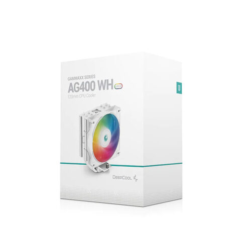 06 Deepcool AG400 ARGB white CPU air cooler