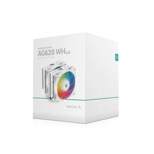 06 Deepcool AG620 ARGB white CPU air cooler
