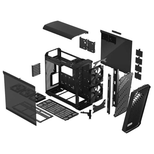 06 Fractal design torrent black TG dark cabinet