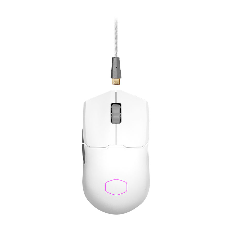 02 Cooler Master MM712 White gaming mouse