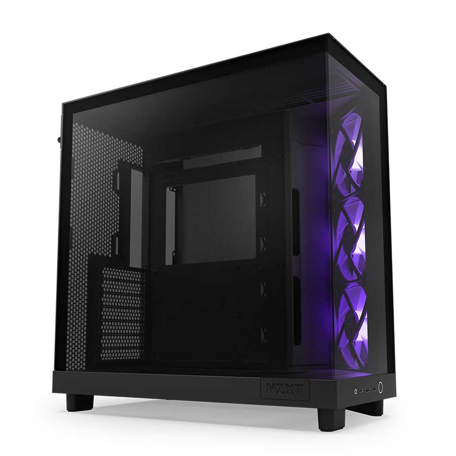 02 NZXT H6 Flow RGB black cabinet