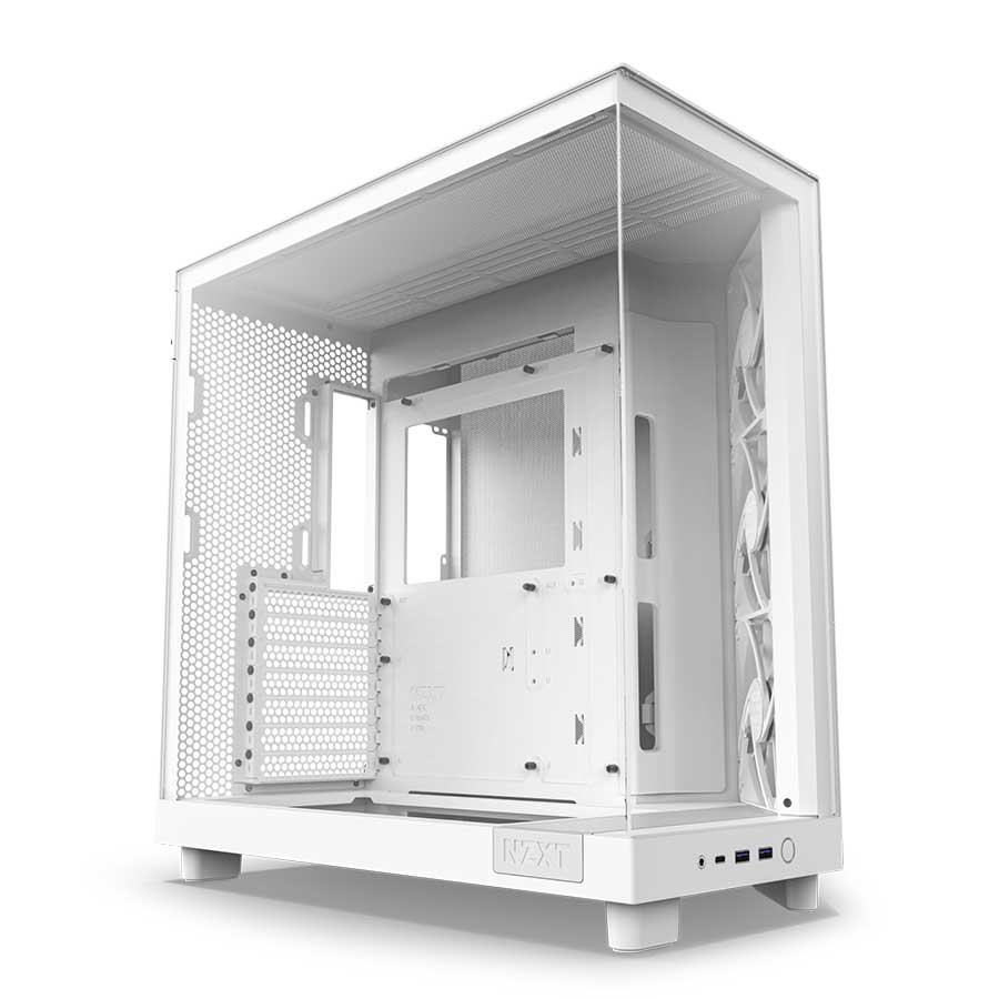 02 NZXT H6 Flow white cabinet