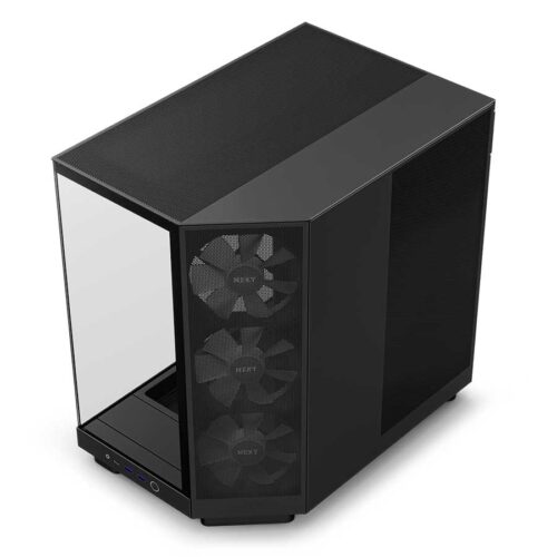 03 NZXT H6 Flow RGB black cabinet
