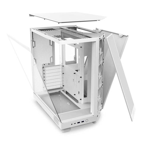 05 NZXT H6 Flow white cabinet
